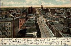 Bird's-Eye View, looking West Postcard