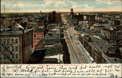 Bird's-Eye View, looking West Rochester, NY Postcard Postcard