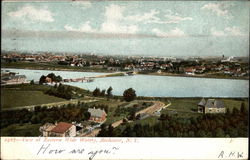 View at Eastern Wide Waters Rochester, NY Postcard Postcard
