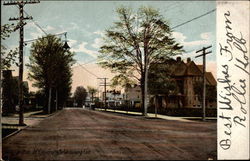 Riverside Drive Looking East Postcard