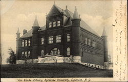 Van Ranke Library, Syracuse University Postcard
