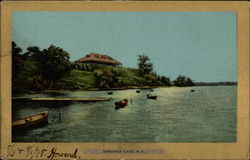 Saratoga lake Postcard