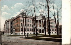 High School Syracuse, NY Postcard Postcard