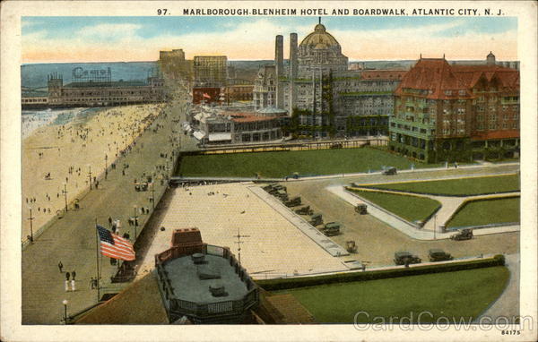Marlborough-Blenheim Hotel and Boardwalk Atlantic City New Jersey
