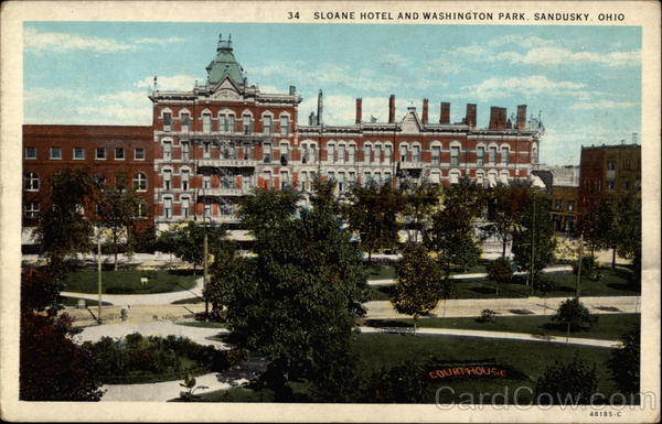 Sloane Hotel and Washington Park Sandusky Ohio