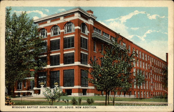 Missouri Baptist Sanitarium, New Addition St. Louis