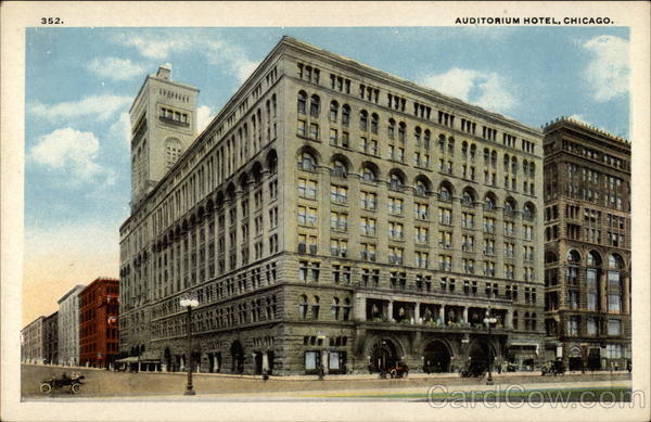 Auditorium Hotel Chicago Illinois