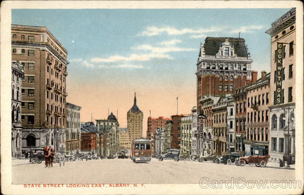 State Street Looking East Albany New York