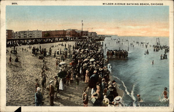 Wilson Avenue Bathing Beach Chicago Illinois