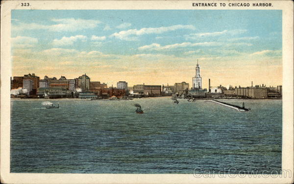 Entrance to Harbor Chicago Illinois