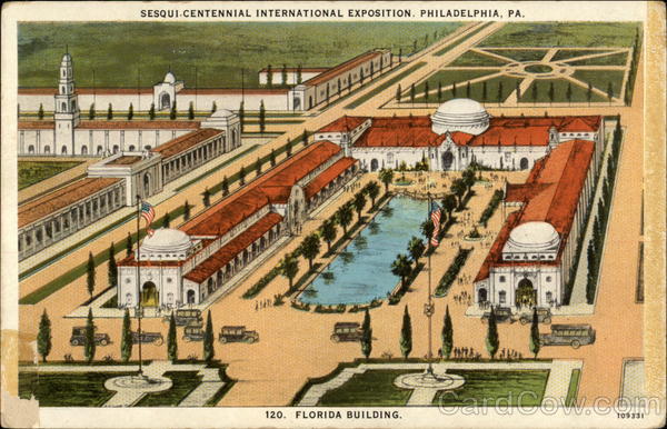 1926 Florida Building Sesqui Centennial International Exposition Philadelphia Pennsylvania