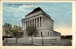 Temple of Scottish Rite Washington, DC Washington DC Postcard Postcard