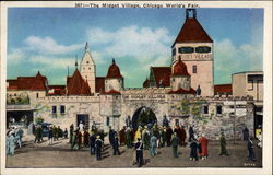 The Midget Village, Chicago World's Fair Postcard