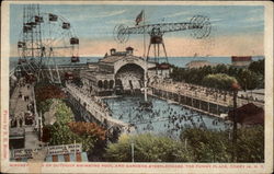 Steeplechase, Thee Funny Place Coney Island, NY Postcard Postcard