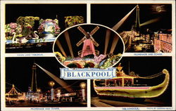 Blackpool England Lancashire Postcard Postcard