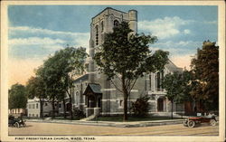 First Presbyterian Church Waco, TX Postcard Postcard