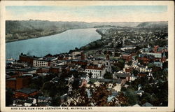 Bird's Eye View From lexington Pike Postcard