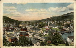 In the Adirondacks Saranac Lake, NY Postcard Postcard