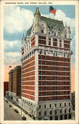 Adolphus Hotel and Annex Postcard