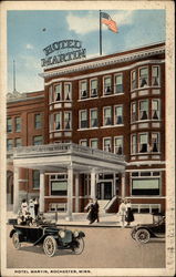 Hotel Martin Rochester, MN Postcard Postcard