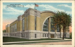 Union Building, Battle Creek Sanitarium Michigan Postcard Postcard