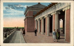 Pergola Promenade on the Roof of Battle Creek Sanitarium Postcard