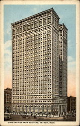 Dime Savings Bank Building Detroit, MI Postcard Postcard