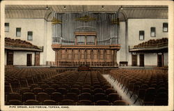 Pipe Organ Postcard