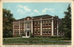 Jay H. Neff Hall Columbia, MO Postcard Postcard