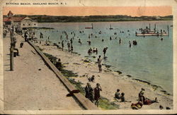 Bathing Beach Postcard