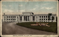 Jefferson Memorial St. Louis, MO Postcard Postcard