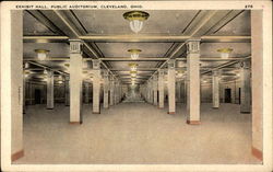 Exhibit Hall, Public Auditorium Postcard