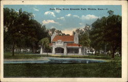 Park Villa, North Riverside Park Wichita, KS Postcard Postcard