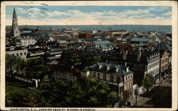 Looking from St. Michael's Steeple Postcard