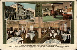 Hotel Andrews San Luis Obispo, CA Postcard Postcard