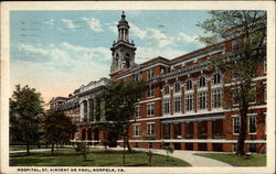 Hospital St. Vincent de Paul Norfolk, VA Postcard Postcard