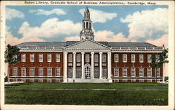 Baker Library, Graduate School of Business Administration Postcard