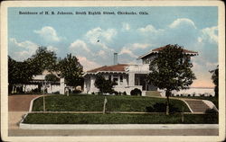 Residence of H. B. Johnson, South Eighth Street Postcard