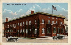 Elk's Club Rockford, IL Postcard Postcard