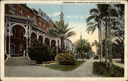 Promenade, Tampa Bay Hotel Grounds Postcard