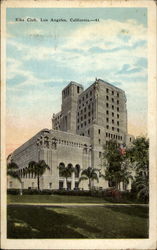 Elks Club, Los Angeles, California Postcard Postcard