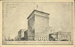 Hotel Statler Postcard