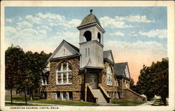 Christian Church Vinita, OK Postcard Postcard