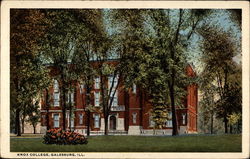Knox College Galesburg, IL Postcard 