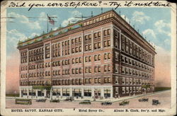 Hotel Savoy Postcard