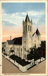 First Baptist Church Postcard