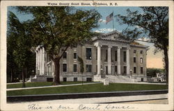 Wayne County Court House Goldsboro, NC Postcard Postcard