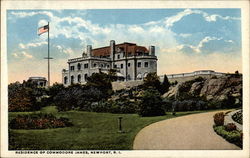 Residence of Commodore James Postcard