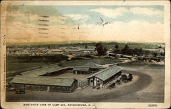 Bird's-Eye View of Camp DIx Postcard