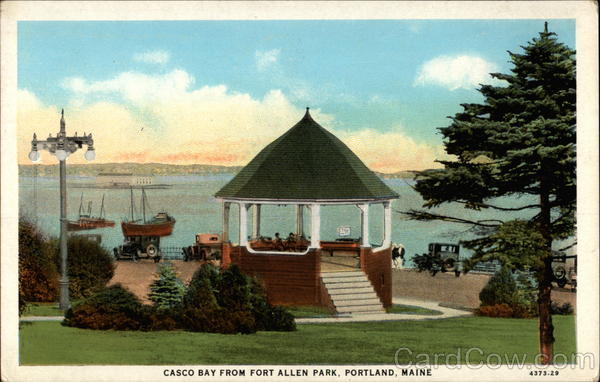Casco Bay From Fort Allen Park Portland Maine